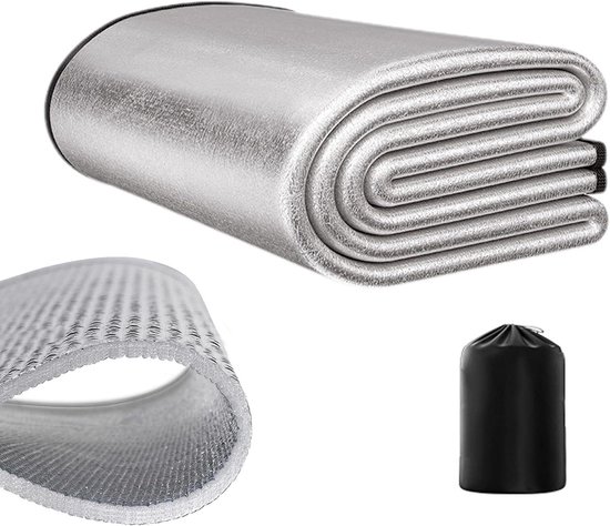 Slaapmat Kamperen - Isolerende Mat - Buiten Ontspannen - Aluminiumfolie Isolatie - 150x200cm - Meerkleurig