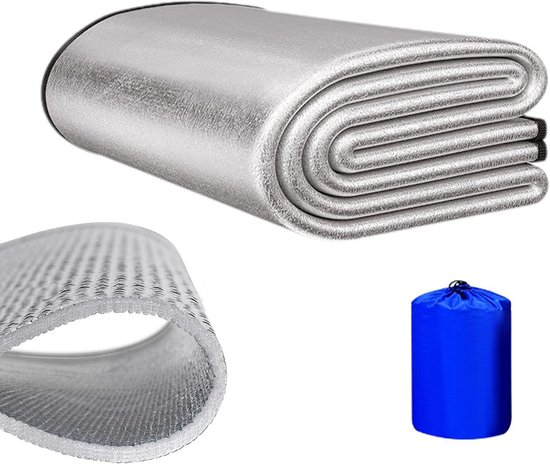 Slaapmat Kamperen - Isolerende Mat - Outdoor Avonturen - Waterdicht Aluminiumfolie - 200x200cm - Meerkleurig