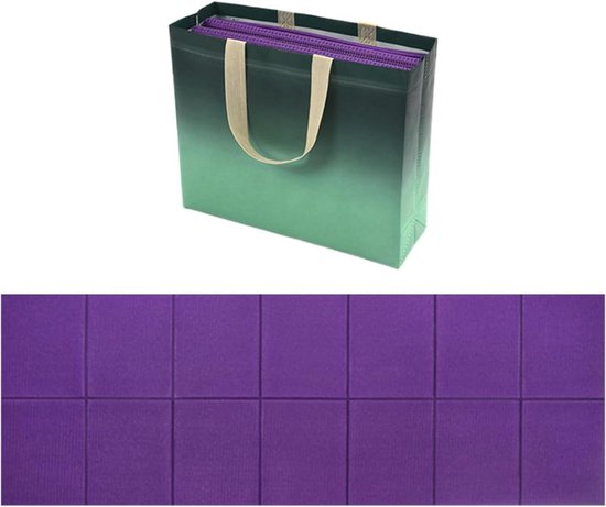 Slaapmat Kamperen - Opvouwbare Mat - Buiten Activiteiten - Antislip Textuur - 173x61cm - Violet