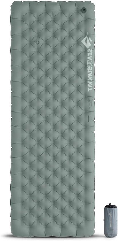 Slaapmat - Luchtbed Kamperen - Buiten Slapen - Geïntegreerde Pomp - 183 cm Lengte - Grijs