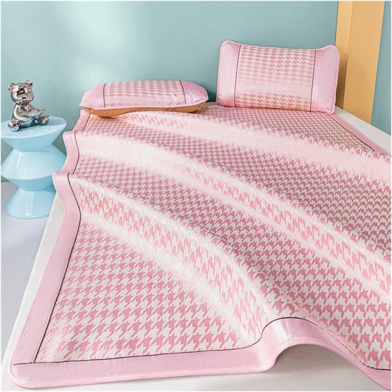 Slaapmat Luxe - Zomerbeddengoed - Koel Slapen - Temperatuurregulerend - 150 cm - Roze