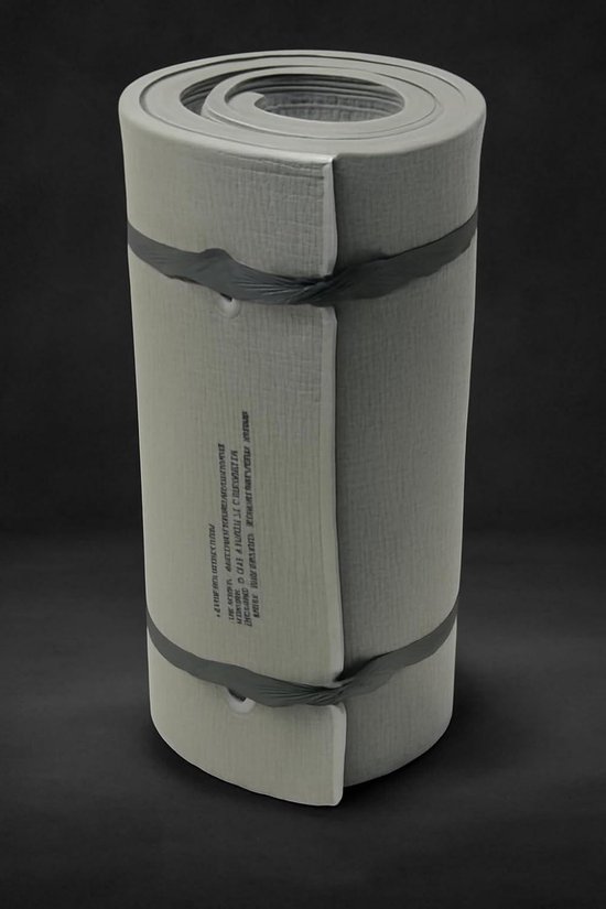 Slaapmat Schuim - Kampeermat Comfortabel - Outdoor Slapen - Extra Dik - 190 x 50 cm - Grijs van Merkloos