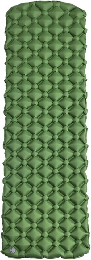 Slaapmat - Slaapmat Zelfopblazend - Luchtbedden - Opblaasbaar Campingmatras Voor In De Ten - Opvouwbaar Campingbed, Slaapmat, Picknickdeken, Reismatras, Uitrusting Voor Gebruik In Buitententen (Groen) van Merkloos