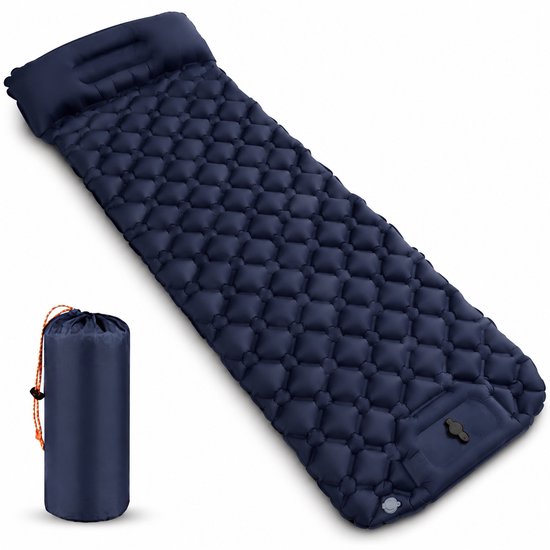 Slaapmat Verdikt en verbreed - slaapmatje zelfopblazend - Extra groot formaat - Outdoor Slaapmat 1 Persoons - Camping matras - Slaapmatje - Lichtgewicht & Compact - Scheurbestendig