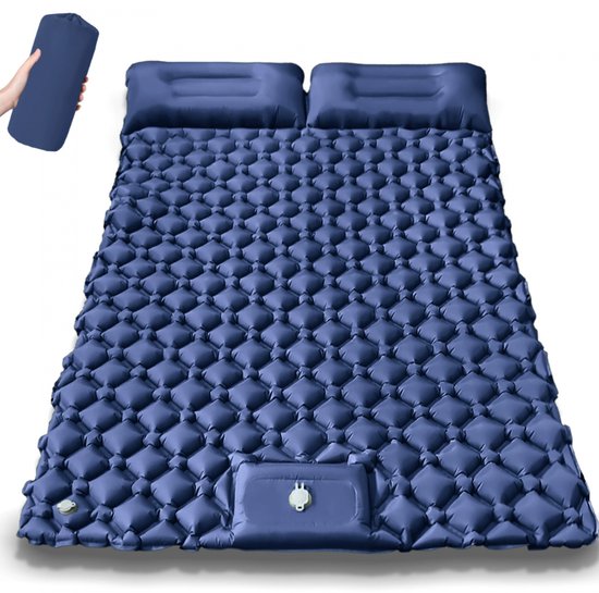 Slaapmat zelfopblazend - Extra groot formaat - Outdoor Slaapmat 1/2 Persoons - Camping matras - Slaapmatje - Lichtgewicht & Compact - Scheurbestendig van Orange85