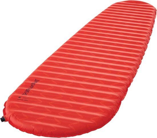 Slaapmat Zelfopblazend - Kampeer mat - Buiten slapen - Hoge isolatiewaarde - 20 x 72 Inch - Oranje