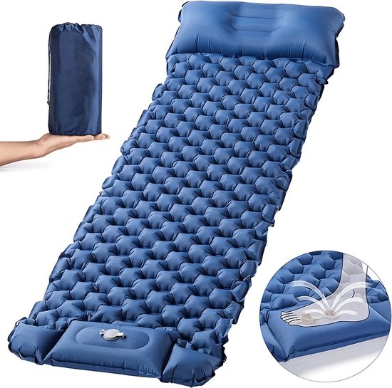 Slaapmat – Zelfopblazend – Stabiliteit en Gewichtsverdeling – Slaapmat - Luchtbed – Slaapmat Zelfopblazend – Slaapmatje – Slaapmatje 1 Persoons van Nordic Woods