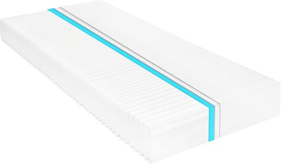 Slaapmatras - Matras voor slaapbank - Comfortabel slapen - 7-zone ondersteuning - 80 x 200 cm - Wit