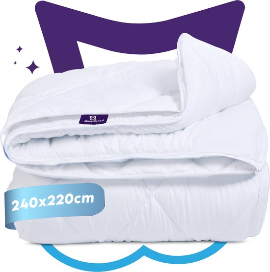 Slaapspeciaal - Climate Control Series - Dekbed - 4 Seizoenen Dekbed - 240x220 cm - Dekbed Geschikt Voor Alle Seizoenen - Zomerdekbed & Winterdekbed - Anti Allergie - Hoogwaardige Ultra Soft - Hotelkwaliteit - Tweepersoons Dekbed - Lits-jumeaux XL van Slaapspeciaal
