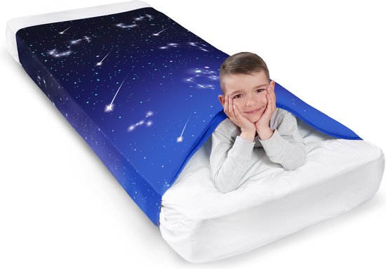 Slaaptunnel - Voor 70x140/150/160cm Peuterbed - Juniorbed - Helpt Met SPD, Angst, ADHD, Autisme - Bedtunnel - Alternatief voor Verzwaringsdeken van Dreamscene Kids