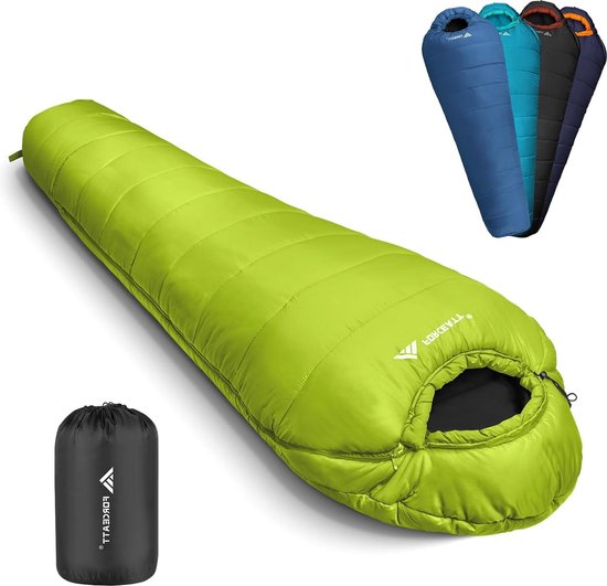 Slaapzak -10 °C - 20 °C winter mummieslaapzak waterdicht en ademend - kamperen en reizen Sleeping Bag van Slaapza