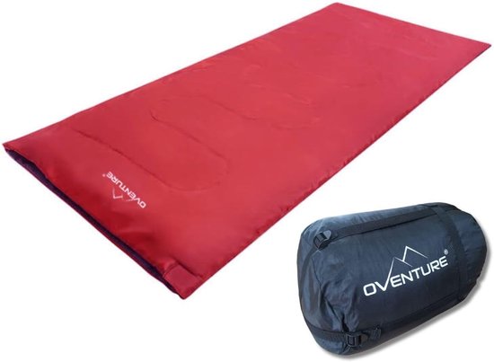 Slaapzak 190 x 75 cm - 1-laags isolatie - Comfort temperatuur 6°C - Voor koude zomernachten - SnelShoppen