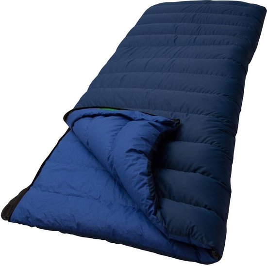 Slaapzak 220x80 cm Blauw - Unisex-Adult - Kampeerartikelen van Abbey Camp