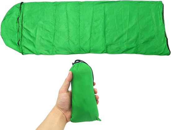 Slaapzak beschermhoes - Draagbaar en vuilafstotend - Lichtgewicht en compact - Ideaal voor kamperen - ShopVlot