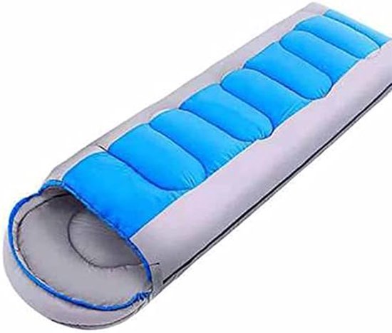 Slaapzak - Campingslaapzak Dekbed - Buitenreizen Kamperen - Lichtgewicht 4 Seizoenen - One size - Blauw