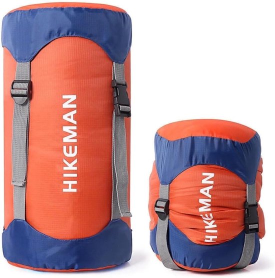 Slaapzak compressiezak - L - 25L - 25,5*50CM - Geschikt voor slaapzakken met een gewicht van 1,5kg-2,3kg - Waterdichte, ultralichte, compacte ruimtebesparende uitrusting - Geschikt voor kamperen, reizen en buitenactiviteiten van Merkloos