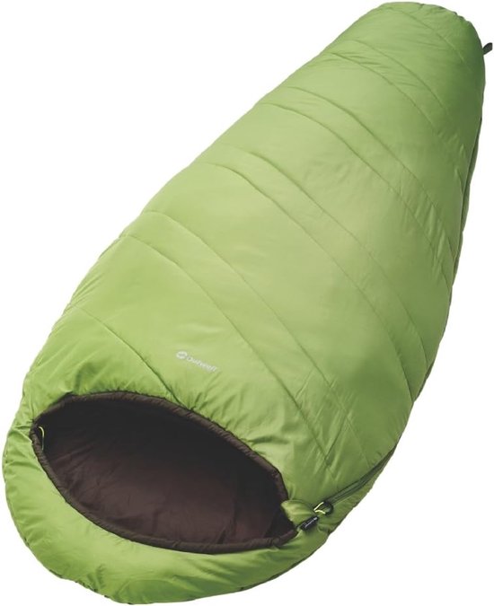 Slaapzak Cushy 1800 - Groen - Comfortabel - Ideaal voor kamperen - SnelShoppen