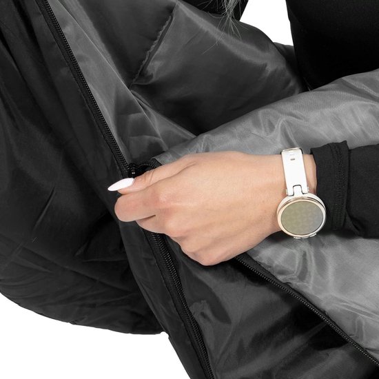 Slaapzak - Dekenmodel - Kamperen - Inclusief draagtas - 210 cm - Zwart
