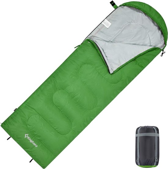 Slaapzak, dekenslaapzak, camping, outdoor, 3-4 seizoenen, voor volwassenen en kinderen, ultralicht, warm, wasbaar voor reizen en avonturen van Slaapza