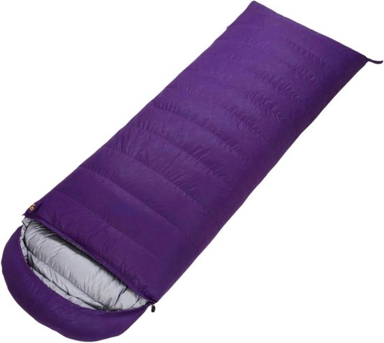 Slaapzak Dikte Warm - Winter Slaapzak Kampeerslaapzak - Outdoor Kamperen - Waterdicht Winddicht - 210 x 80 cm - Paars