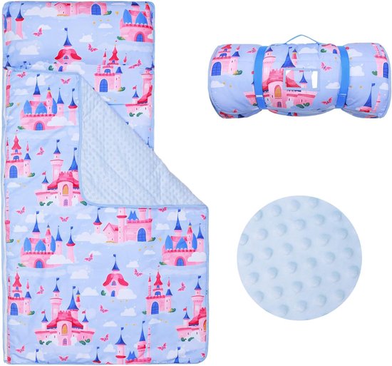 Slaapzak dinosaurus voor kinderen, kinderslaapzak met hoofdkussen, 2-in-1 slaapzak voor jongens en meisjes van Readybed