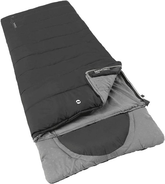 Slaapzak Dubbel - Kampeerzak - Kamperen en wandelen - Geborsteld polyester - 225 x 140 cm - Blauw