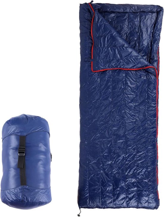 Slaapzak Ganzendons - Outdoor Slaapzak Kampeerzak - Kamperen en Wandelen - Water- en scheurbestendig nylon - 200 x 80 cm