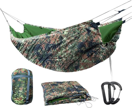 Slaapzak Hammock - Kampeer Deken - Outdoor Overnachten - Compact Compressie Ontwerp - 240 x 130 cm - Niet gespecificeerd
