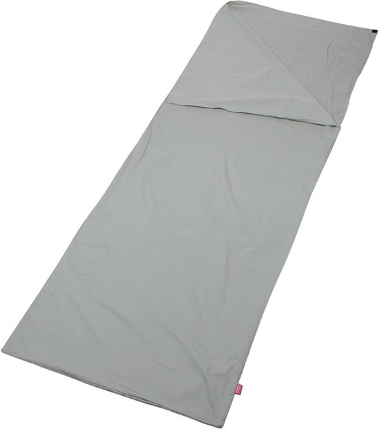 Slaapzak Inleggen - Liner - Kamperen en Reizen - Huidvriendelijk Katoen - 80 x 220 cm - Zand