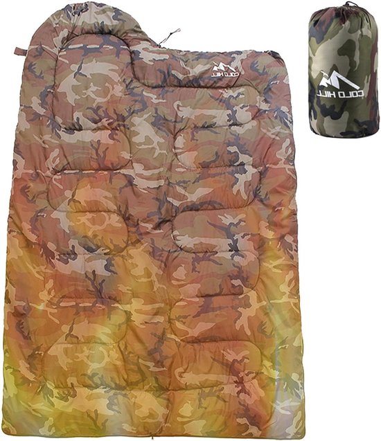 Slaapzak - Kampeer deken - Outdoor avonturen - Waterdichte stof - 220 x 70 cm - Camouflage