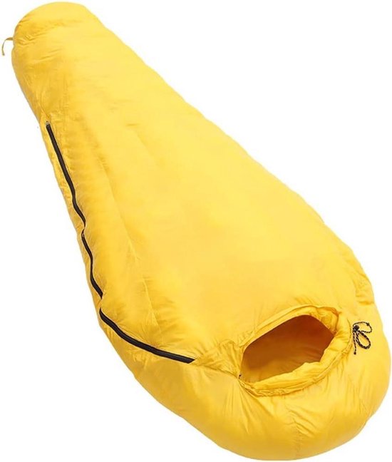 Slaapzak - Kampeerslaapzak Mummie - Buiten Kamperen - Ultralicht Compact - 205x88cm - Blauw