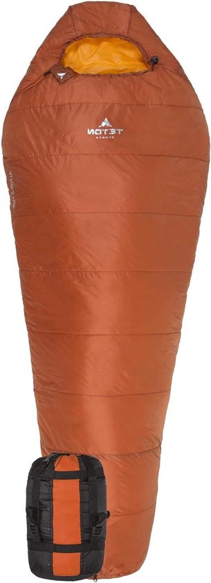 Slaapzak - Kampeerzak - Buiten slapen - Ruim ontwerp - 213 x 81 cm - Oranje