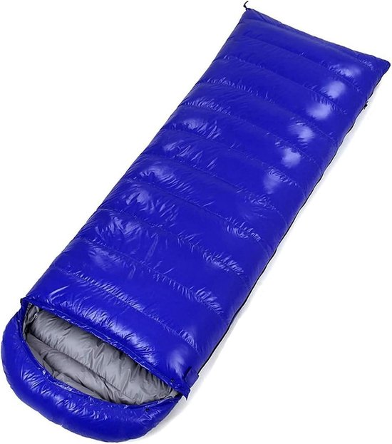 Slaapzak - Kampeerzak - Buiten slapen - Ultra lichtgewicht - 210x80cm - Donkerblauw