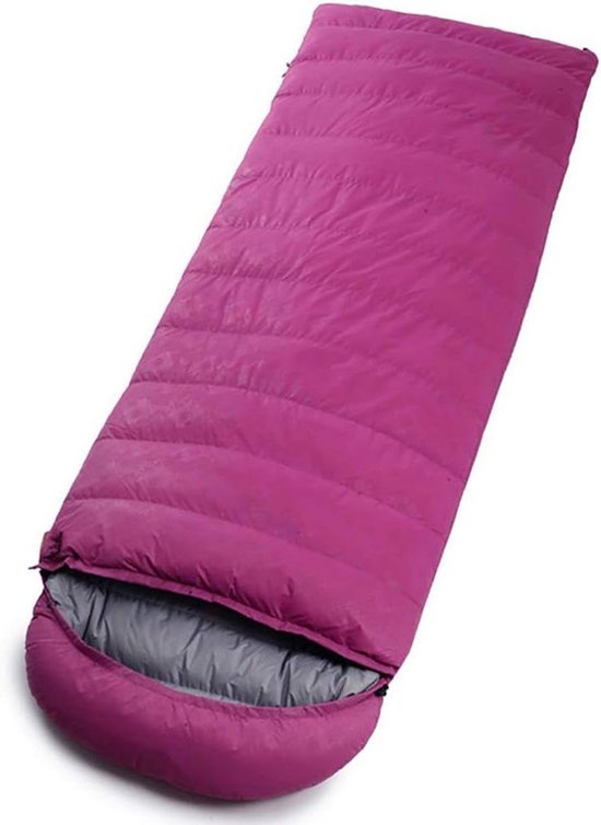 Slaapzak - Kampeerzak - Kamperen en Festivals - Dubbele Ritssluiting - 180x80 cm - Roze