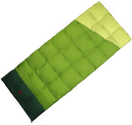 Slaapzak - Kampeerzak - Kamperen en wandelen - Waterdicht en lichtgewicht - 185 cm - Groen