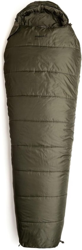 Slaapzak - Kampeerzak Mummie - Buiten slapen - Optimale warmte isolatie - Tot -10°C - Olijfgroen