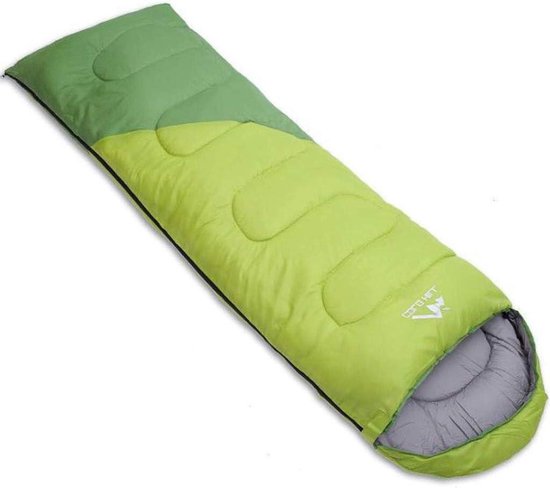 Slaapzak - Kampeerzak Outdoor - Kamperen en Reizen - Waterdicht Ontwerp - 220x75 cm - Groen