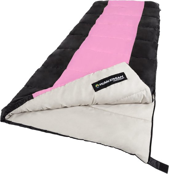Slaapzak - Kampeerzak Outdoor - Kamperen Festivals - Lichtgewicht Inclusief Draagtas - 190x81cm - Roze