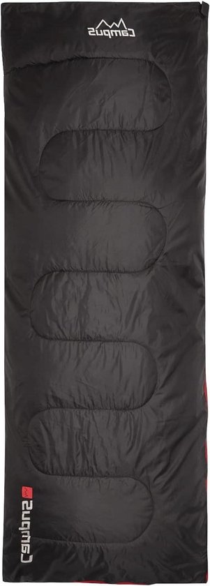 Slaapzak - Kampeerzak Outdoor slaapzak - Kamperen en Reizen - 3 Seizoenen - One Size - Zwart