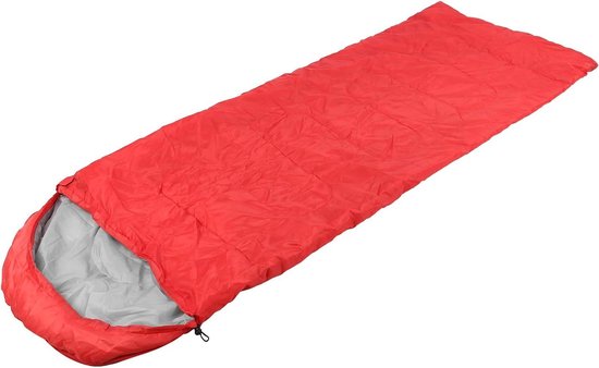 Slaapzak - Kampeerzak Reisdeken - Kamperen en Reizen - Waterdicht en Ademend - 180 x 75 cm - Rood
