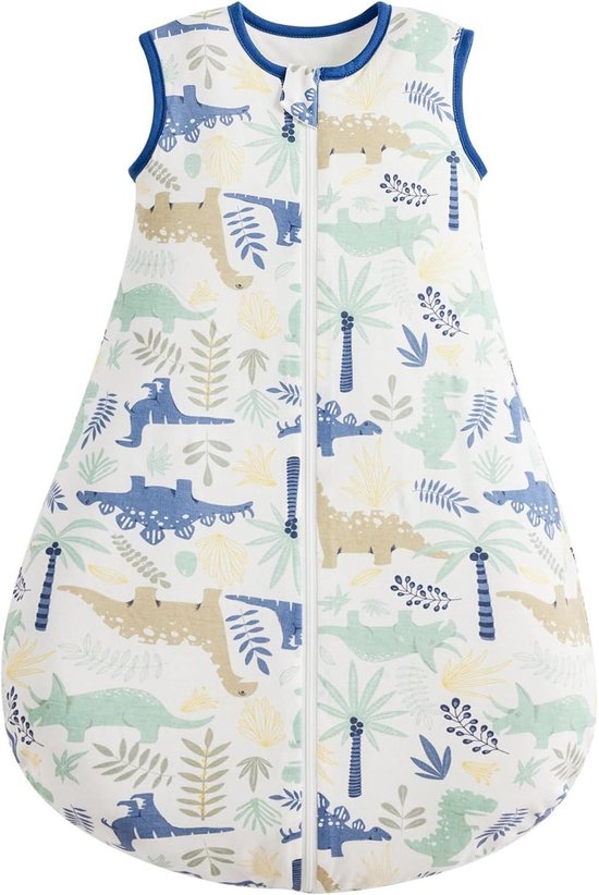 Slaapzak katoenen voor het hele jaar - warme winterslaapzak voor baby's van Puckababy