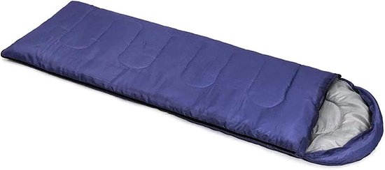 Slaapzak Lichtgewicht - Outdoor Slaapzak - Kamperen en Backpacken - Waterdicht en Sneldrogend - 180x75cm - Navy