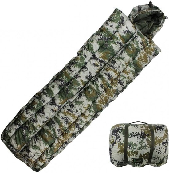 Slaapzak - Lichtgewicht slaapzak - Buiten slapen - Warm en comfortabel - 180 x 72 cm - Groen