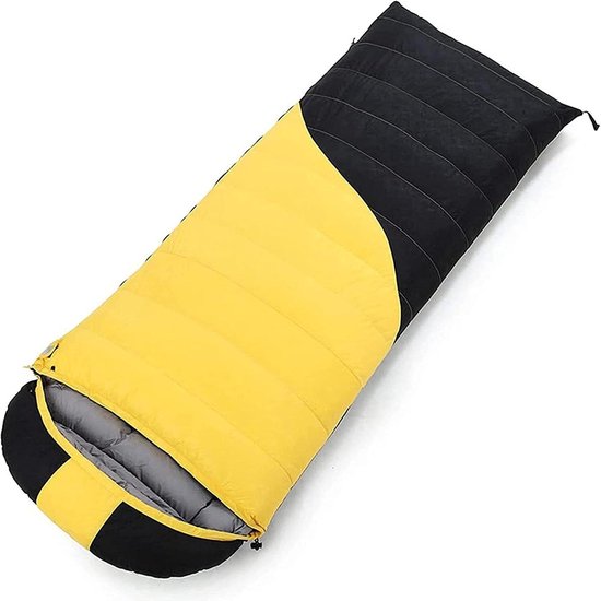 Slaapzak - Lichtgewicht Slaapzak - Kamperen en Reizen - Waterafstotend Nylon - 210x80cm - Geel