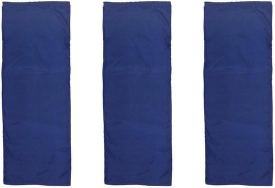 Slaapzak Liner - Bedzak - Reizen - Zijdezacht - 91 x 217 cm - Marineblauw