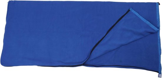 Slaapzak Liner Fleece - Binnenhoes Dekbed - Kamperen en Reizen - Extra Dikke Fleece - Groot formaat - Groen