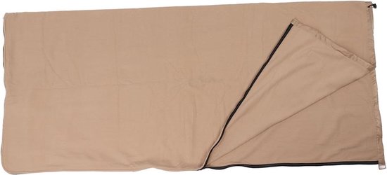 Slaapzak Liner - Fleece Deken - Extra Warmte - Machine Wasbaar - Ruim - Geel