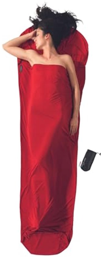 Slaapzak Liner - Kampeer Accessoire - Extra Warmte - Thermische Isolatie - 220 x 80 cm - Zwart