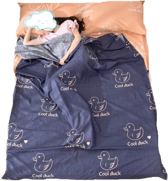 Slaapzak Liner - Reis Laken - Buiten Slapen - Met Kussensloop - 160x230 cm - Cool Duck