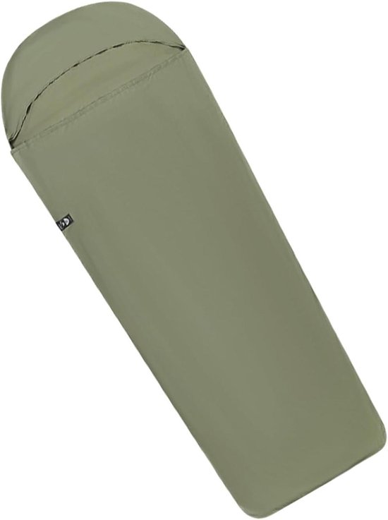 Slaapzak Liner - Reis Laken - Hygiënisch Reizen - Sneldrogend Nylon - 80x210cm - Groen